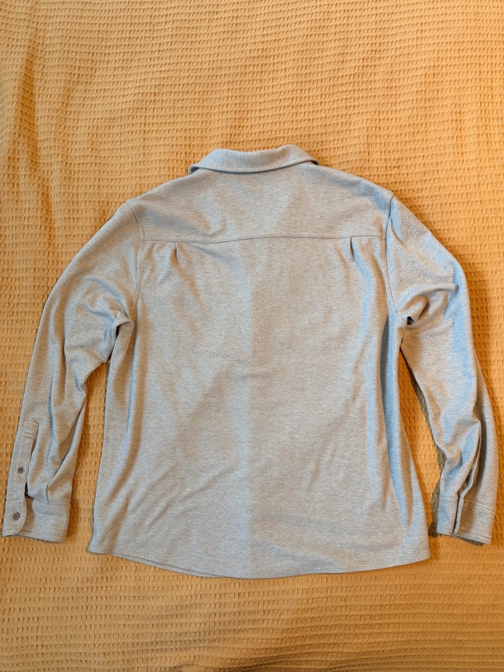 VRST Light Gray Button-Front Shirt Jacket - Picture 3 of 5